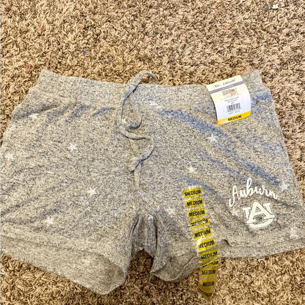 Liv Casual Gray Knit Lounge Shorts